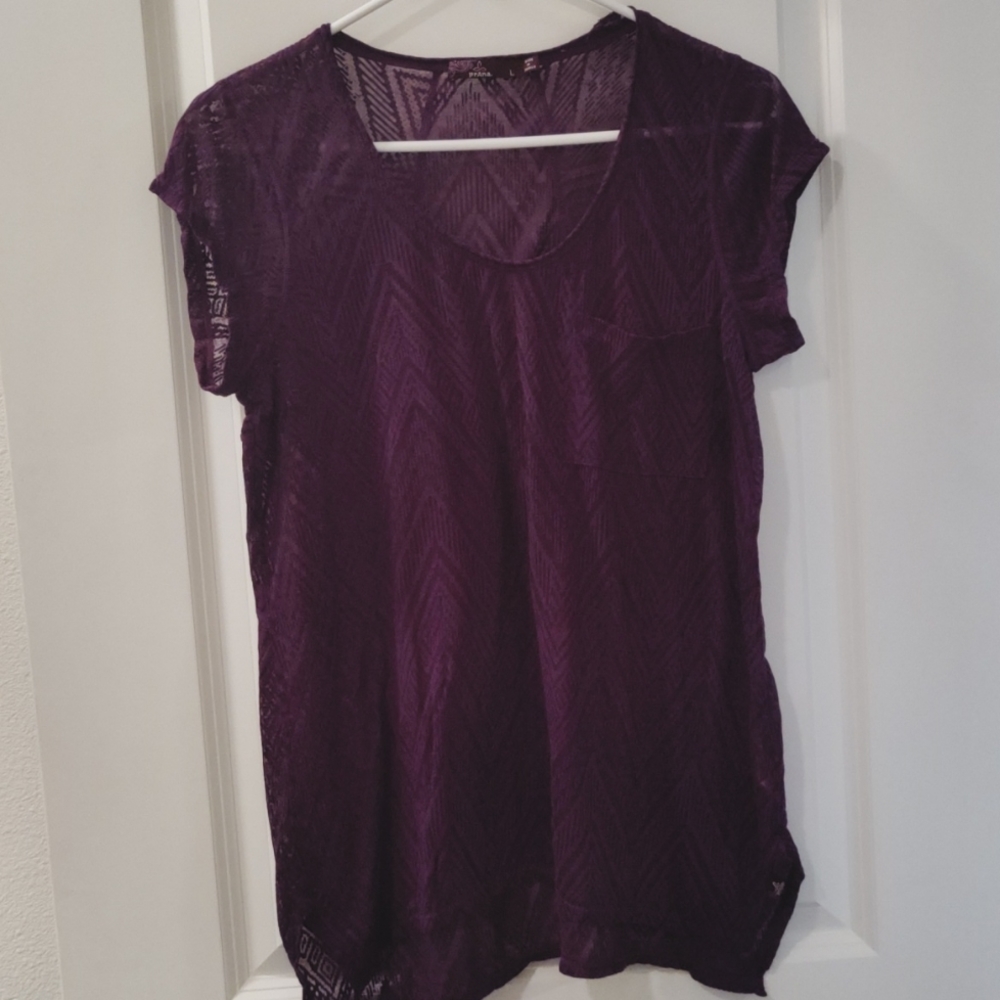 Women's Large Purple prAna Shirt
